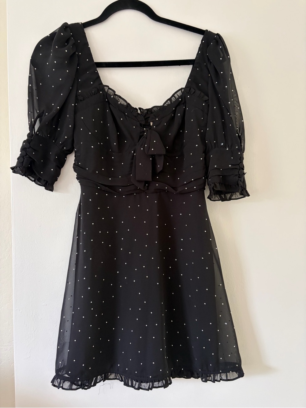 For Love & Lemons Lucky Dice Mini Dress - Picture 3 of 4